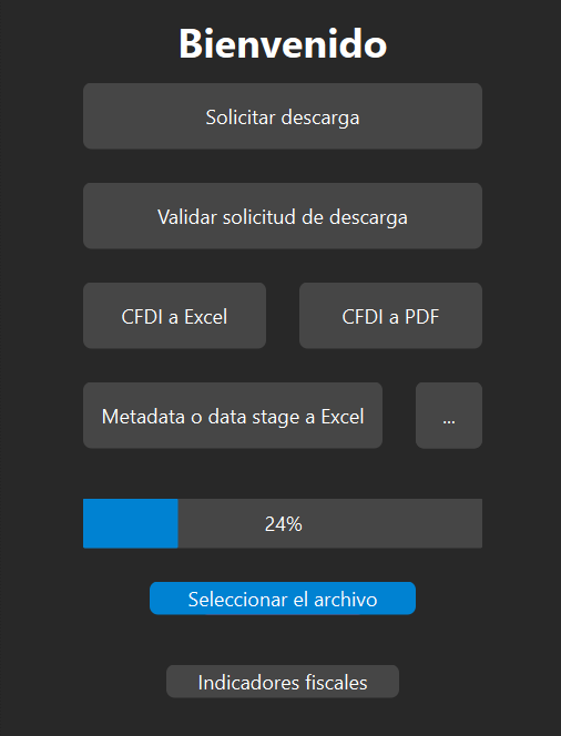 Menu Pocket CFDI